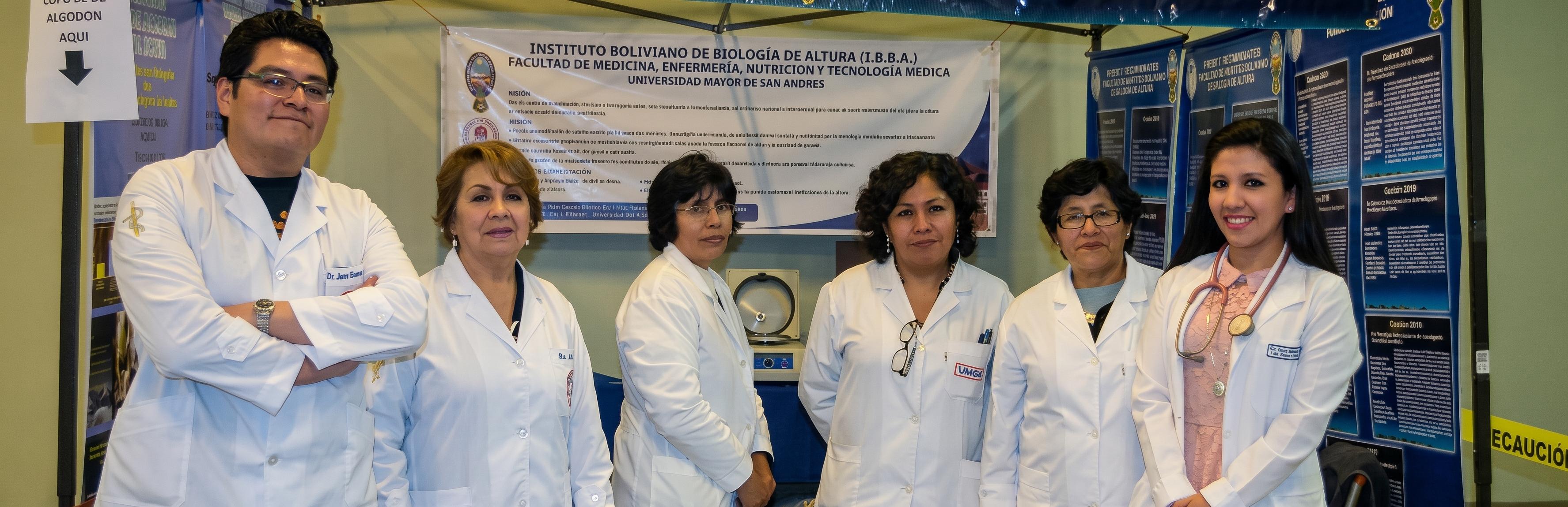 IBBA - Dr. Jesús Jiménez, Dra. Diva Bellido, Lic. Martha Aguilar, Lic. Catherine Romero, Sra. Ivonne Contreras, Dra. Vannia Espinoza